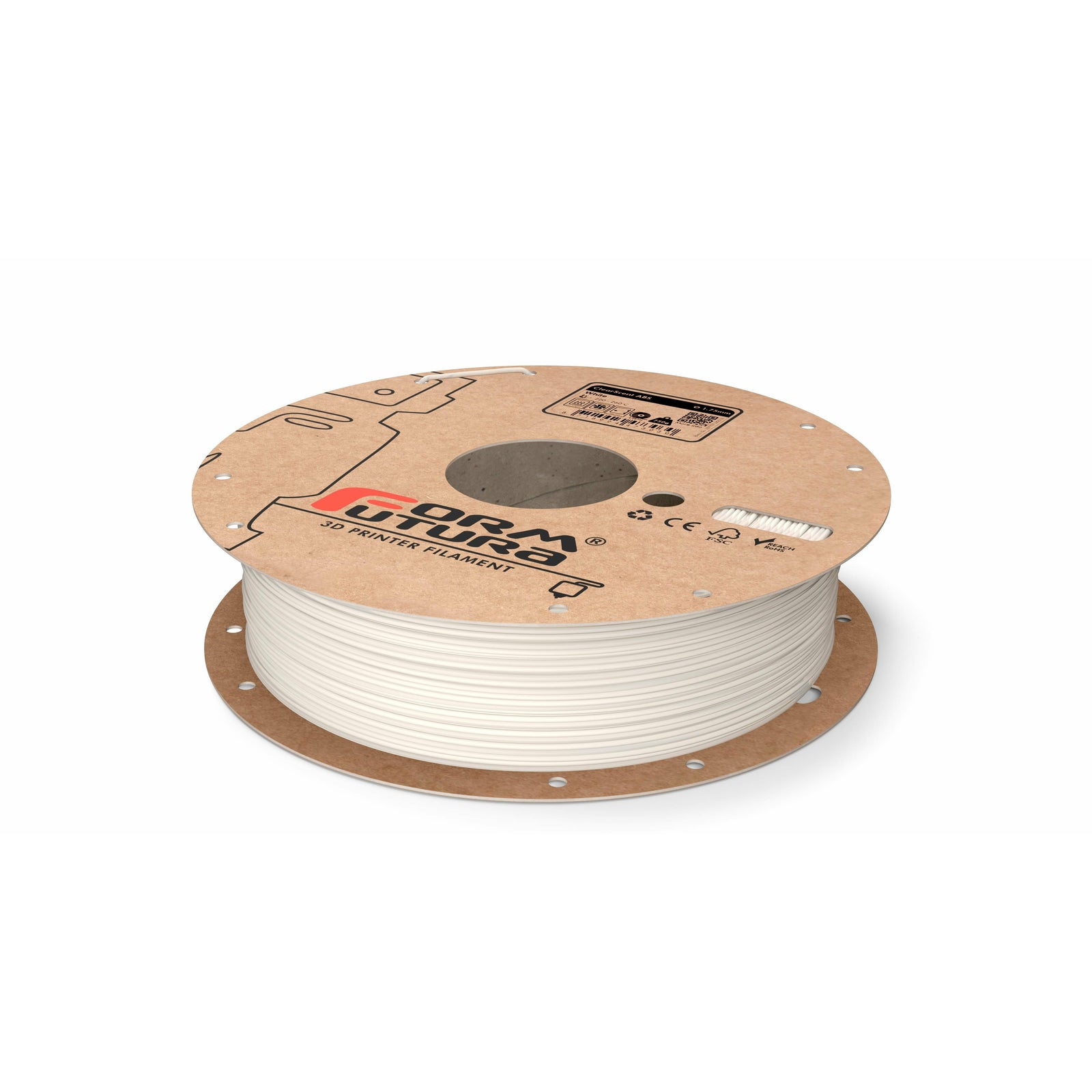 ABS Filament ClearScent ABS 1.75mm White 750 gram 3D Printer Filament
