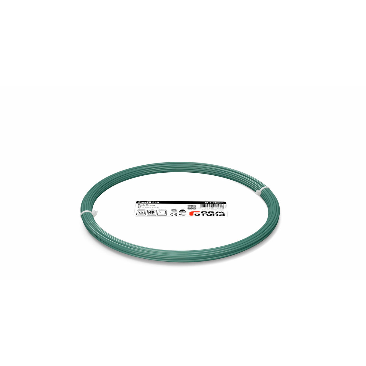 PLA Filament EasyFil PLA 1.75mm Dark Green 50 gram 3D Printer Filament