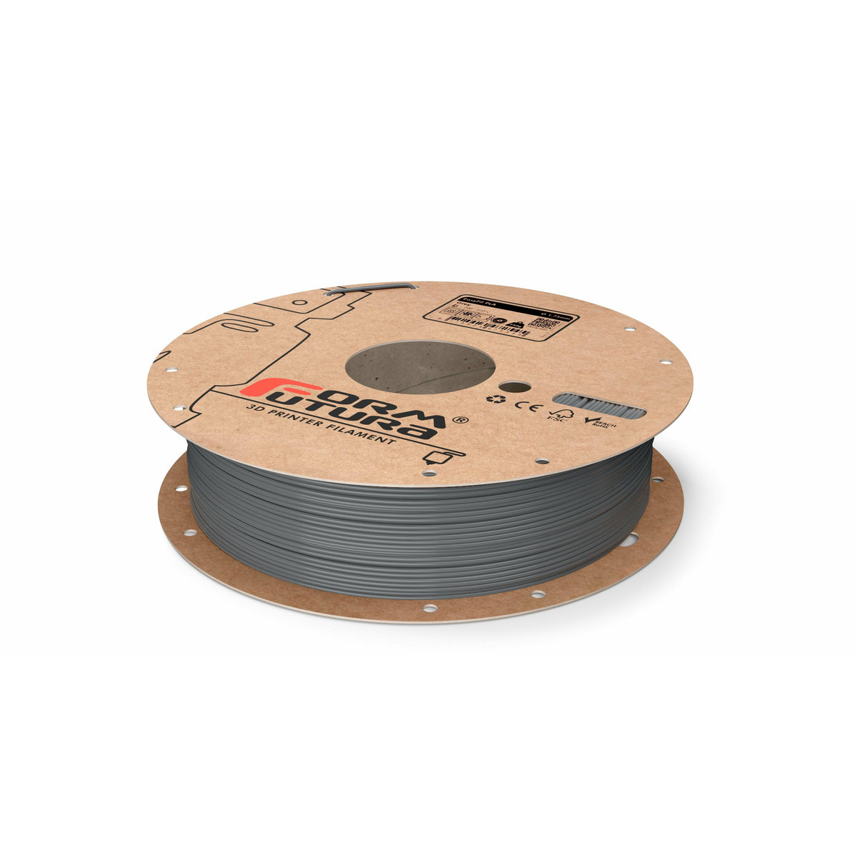 PLA Filament EasyFil PLA 1.75mm Grey 2300 gram 3D Printer Filament