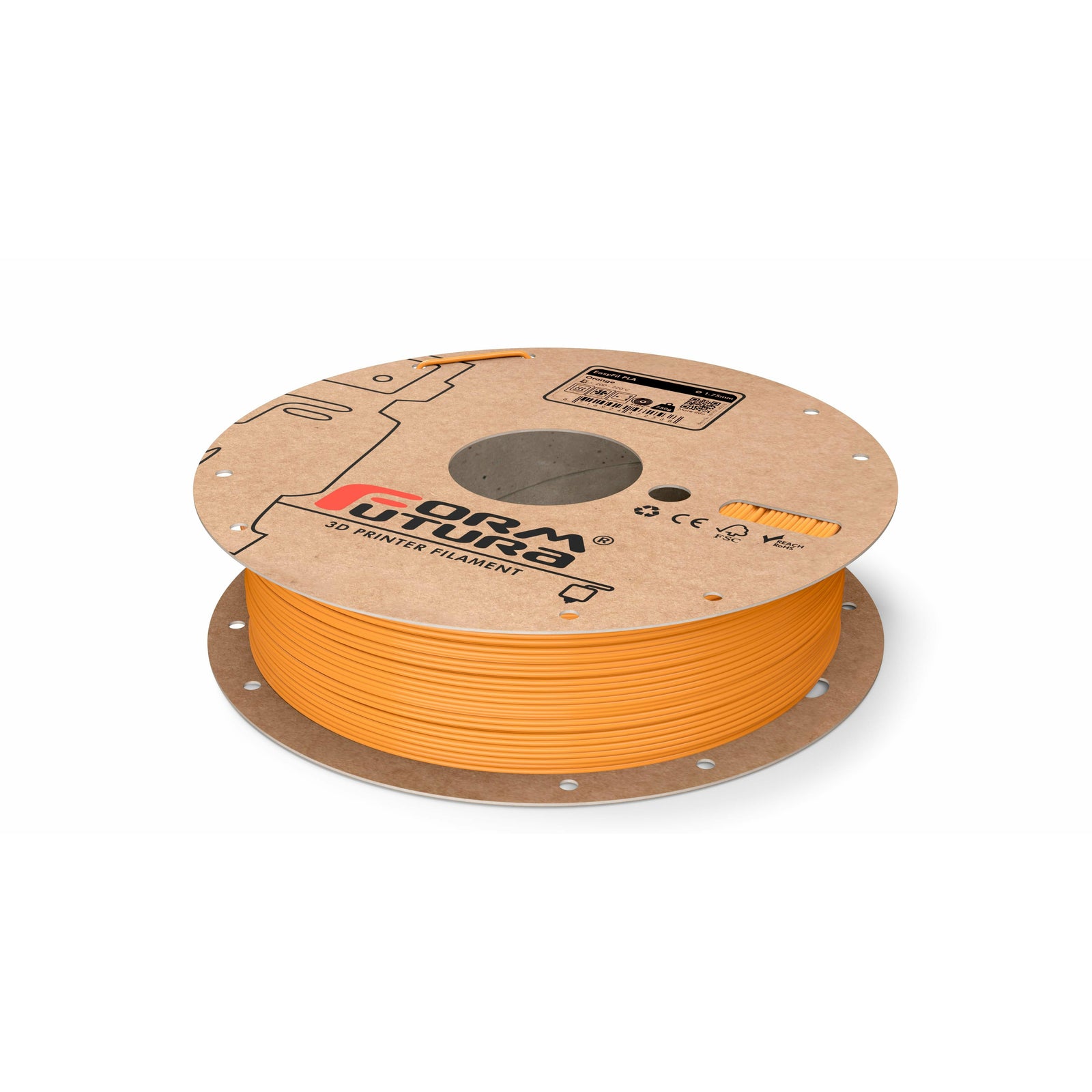 PLA Filament EasyFil PLA 1.75mm Orange 750 gram 3D Printer Filament