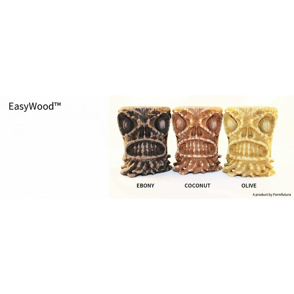 Wood feel PLA based filament EasyWood 1.75mm Ebony 500 gram 3D Printer Filament