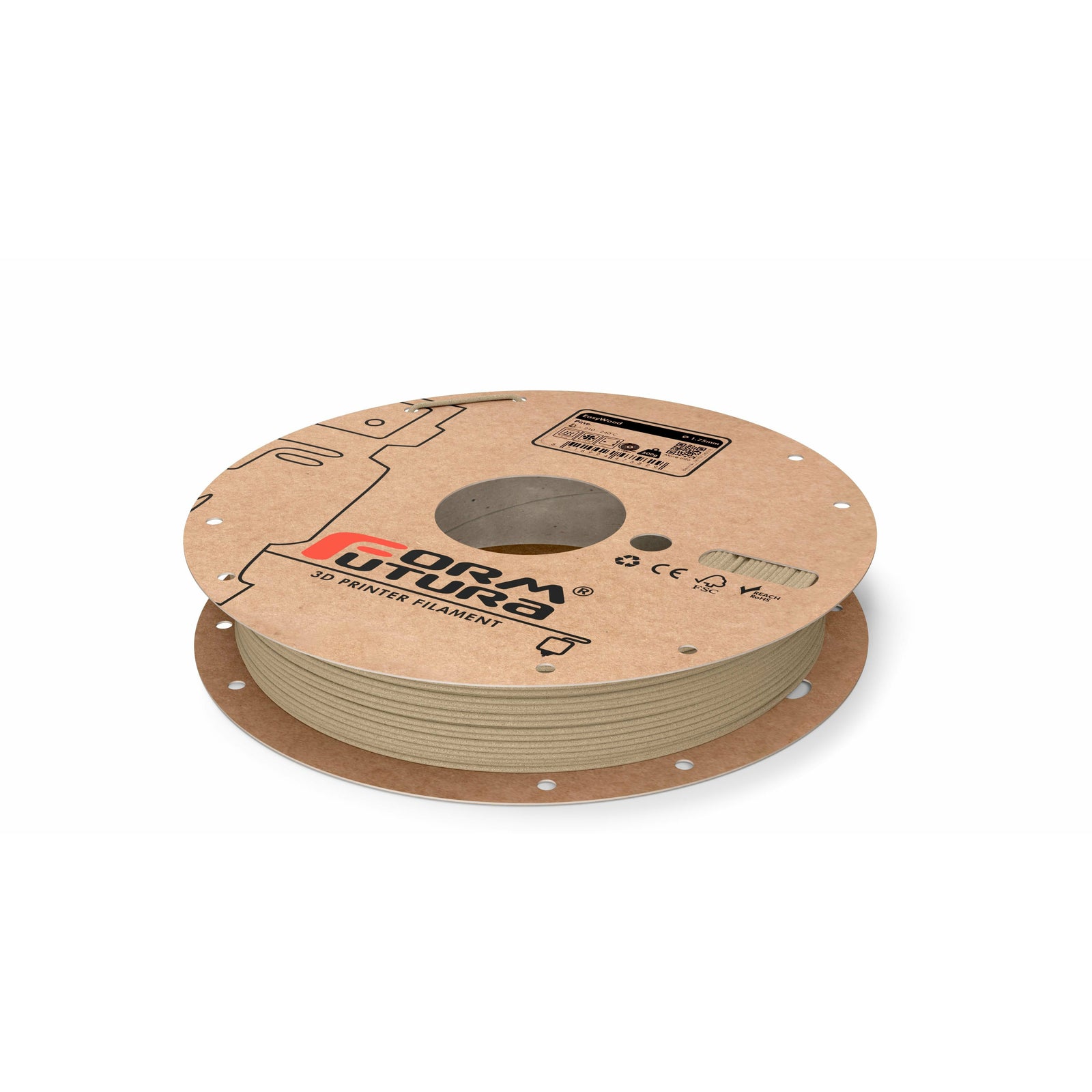 Wood feel PLA based filamentEasyWood 1.75mm Pine 2300 gram 3D Printer Filament