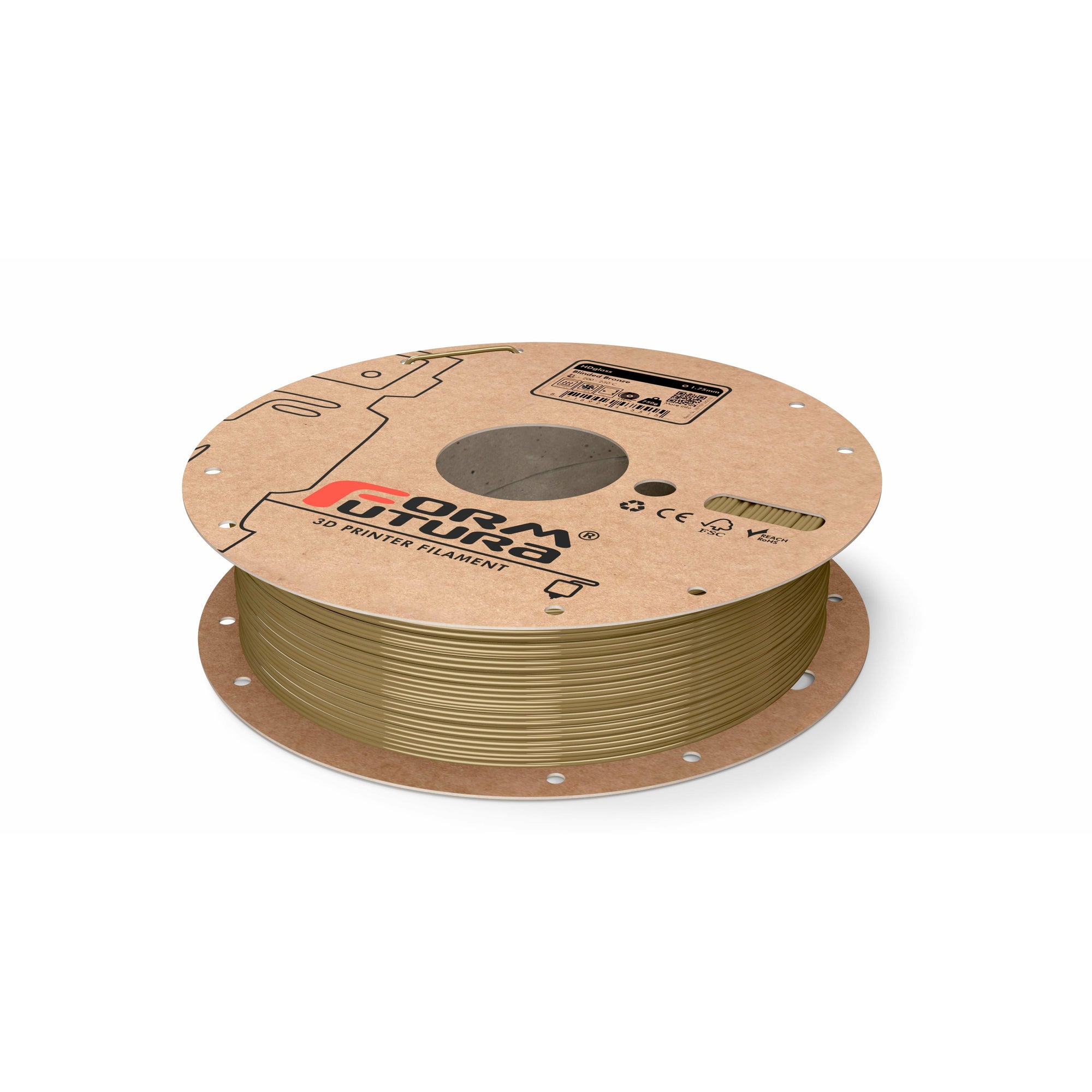 PETG Filament HDglass 1.75mm Blinded Bronze 750 gram 3D Printer Filament