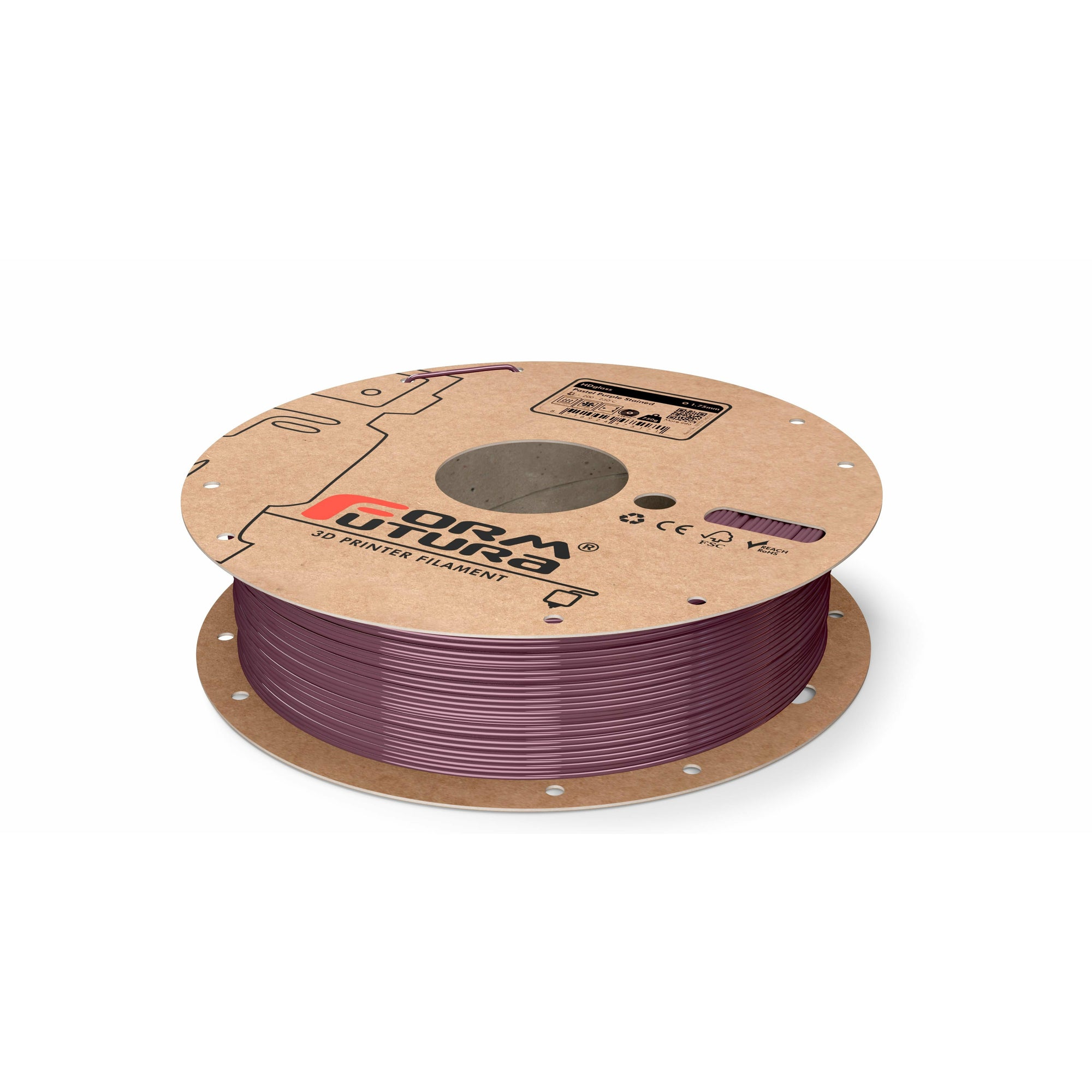 PETG Filament HDglass 1.75mm Pastel Purple Stained 750 gram 3D Printer Filament