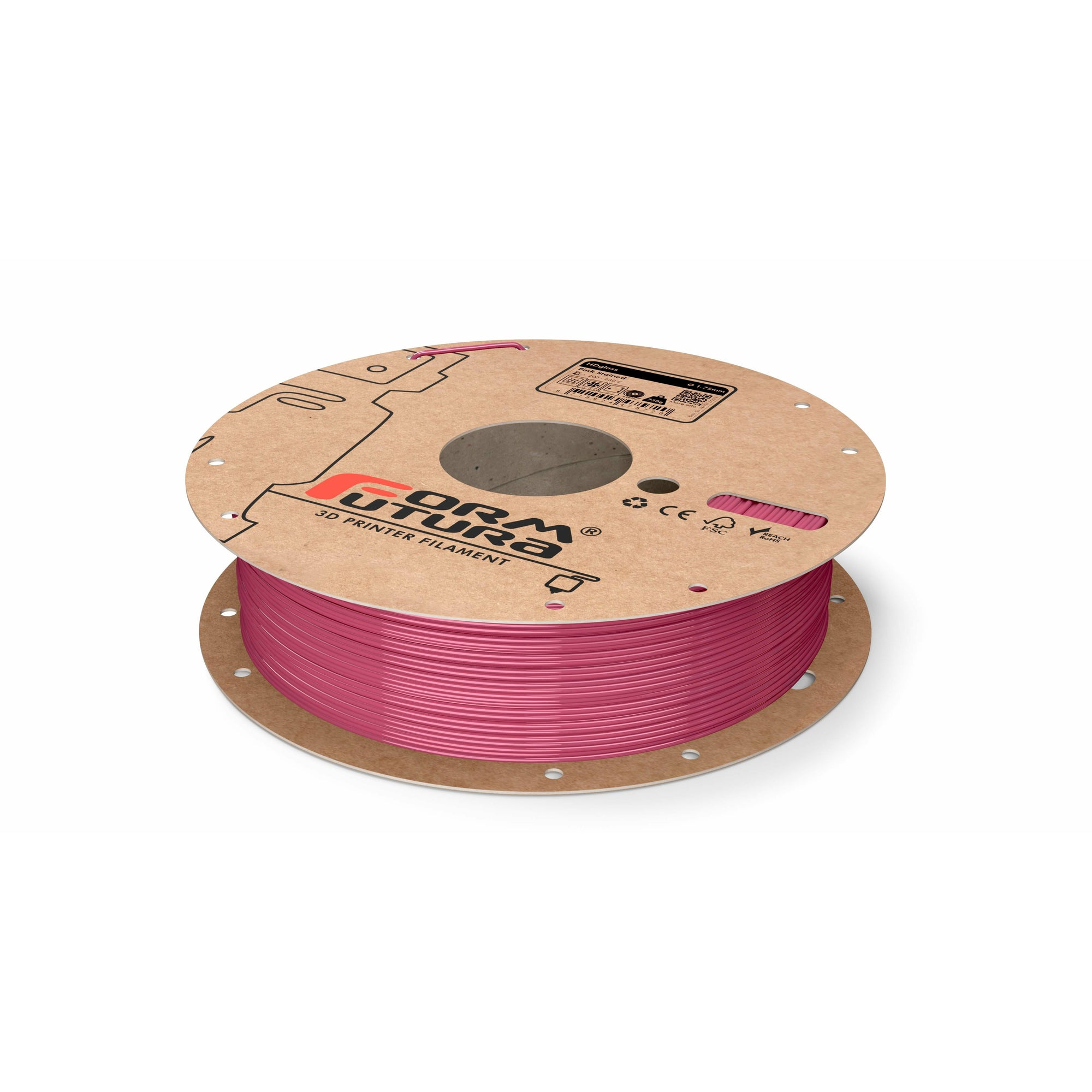 PETG Filament HDglass 1.75mm Pink Stained 750 gram 3D Printer Filament