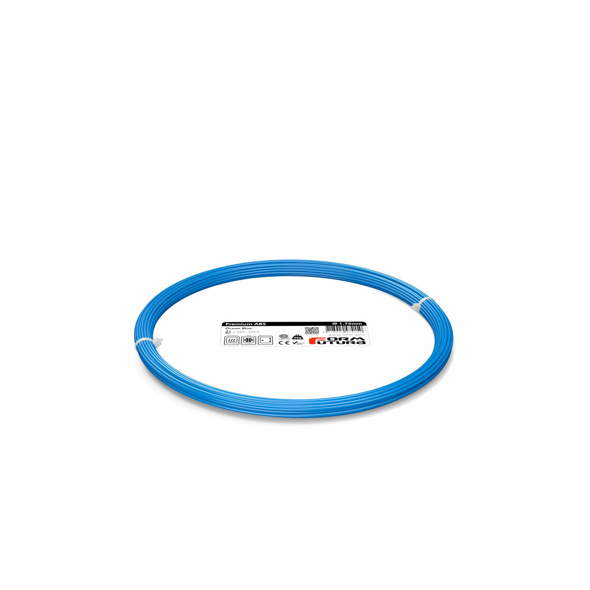 ABS 3D Printer Filament Premium ABS 1.75mm Ocean Blue 50 gram