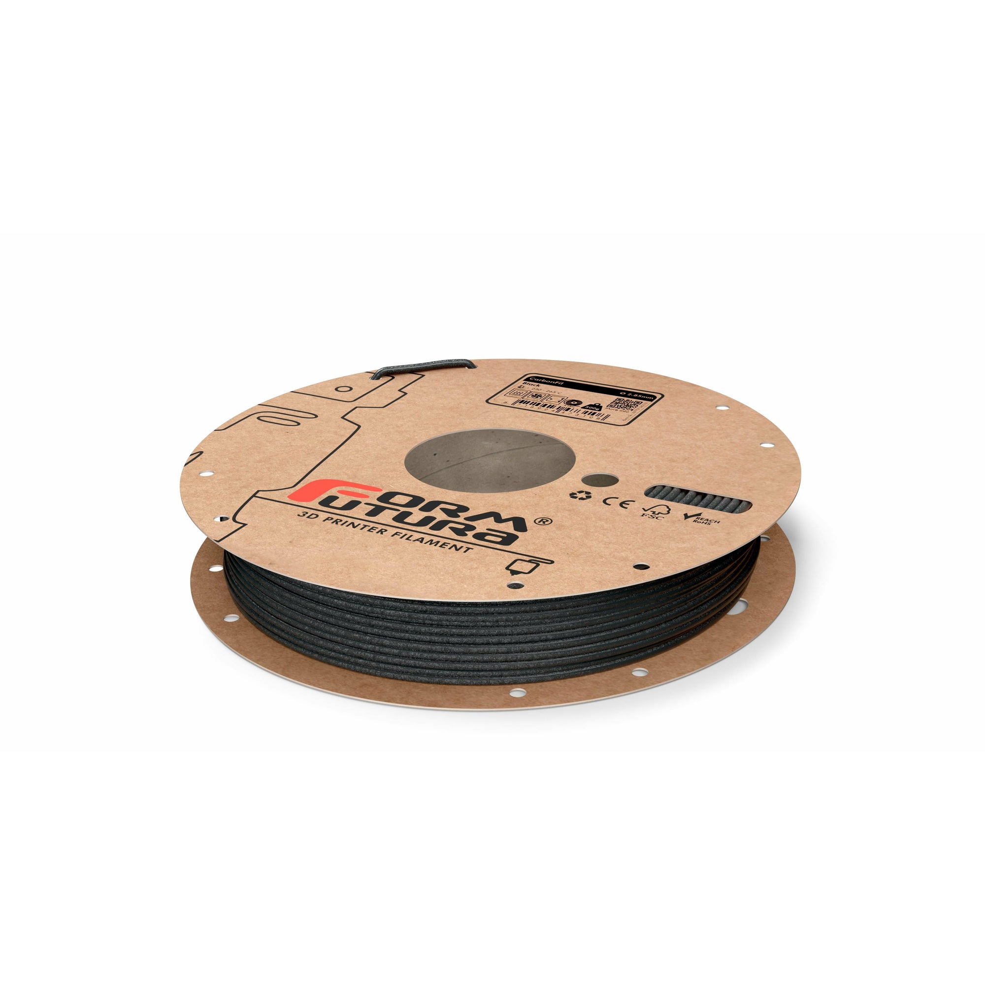 Carbon Fibre PETG Filament CarbonFil 2.85mm Black 2300 gram 3D Printer Filament