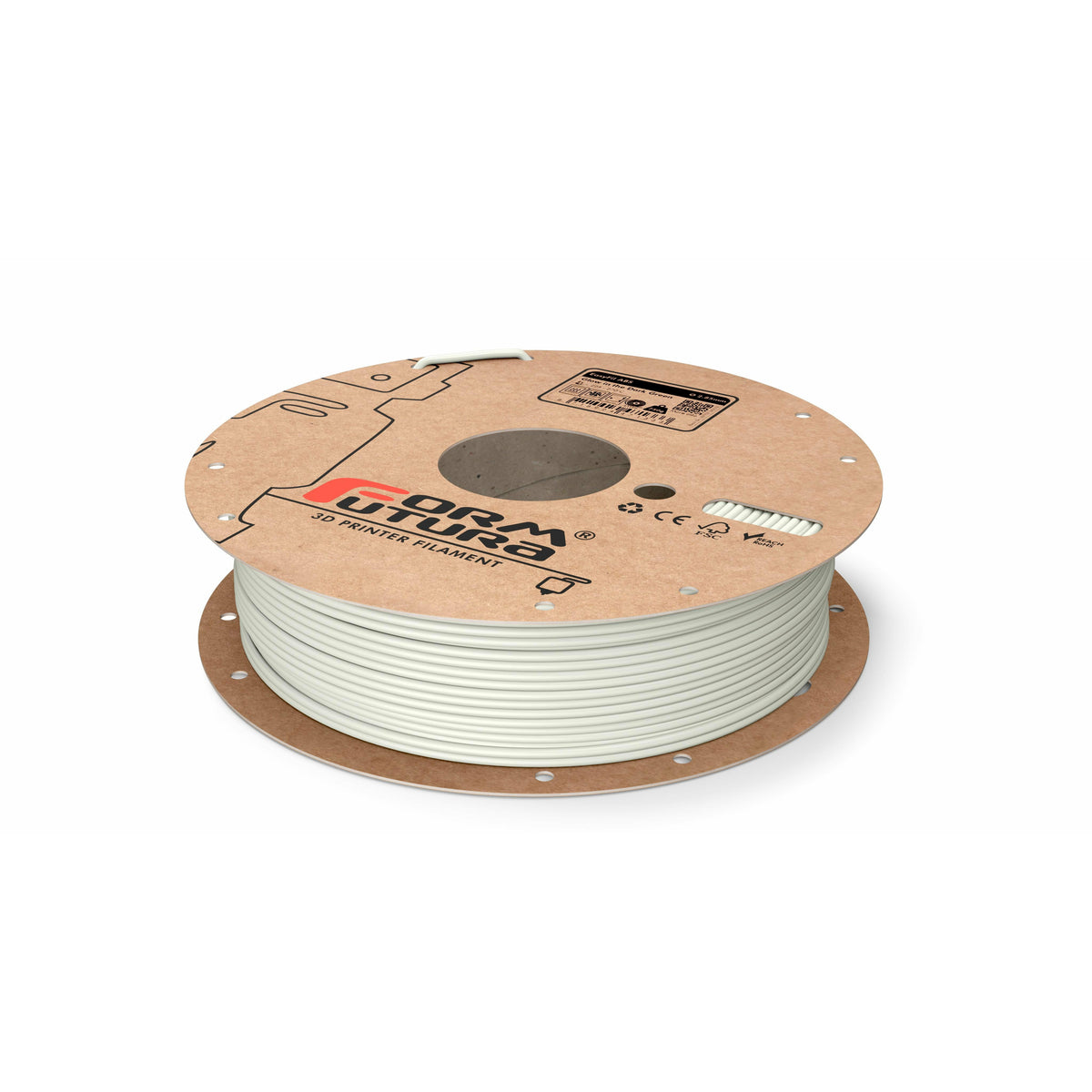 ABS Filament EasyFil ABS 2.85mm Glow in the Dark Green 750 gram 3D Printer Filament