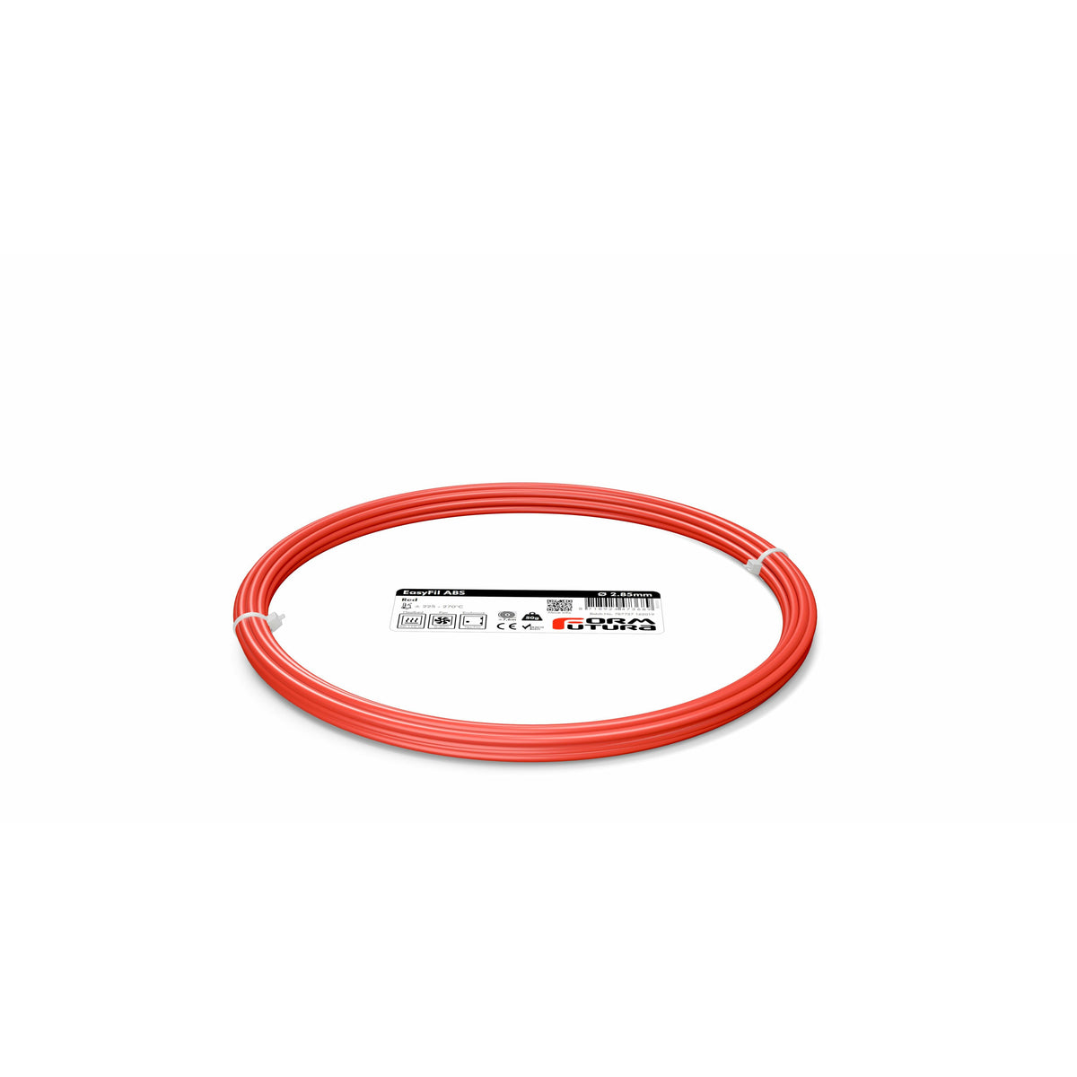 ABS Filament EasyFil ABS 2.85mm Red 50 gram 3D Printer Filament