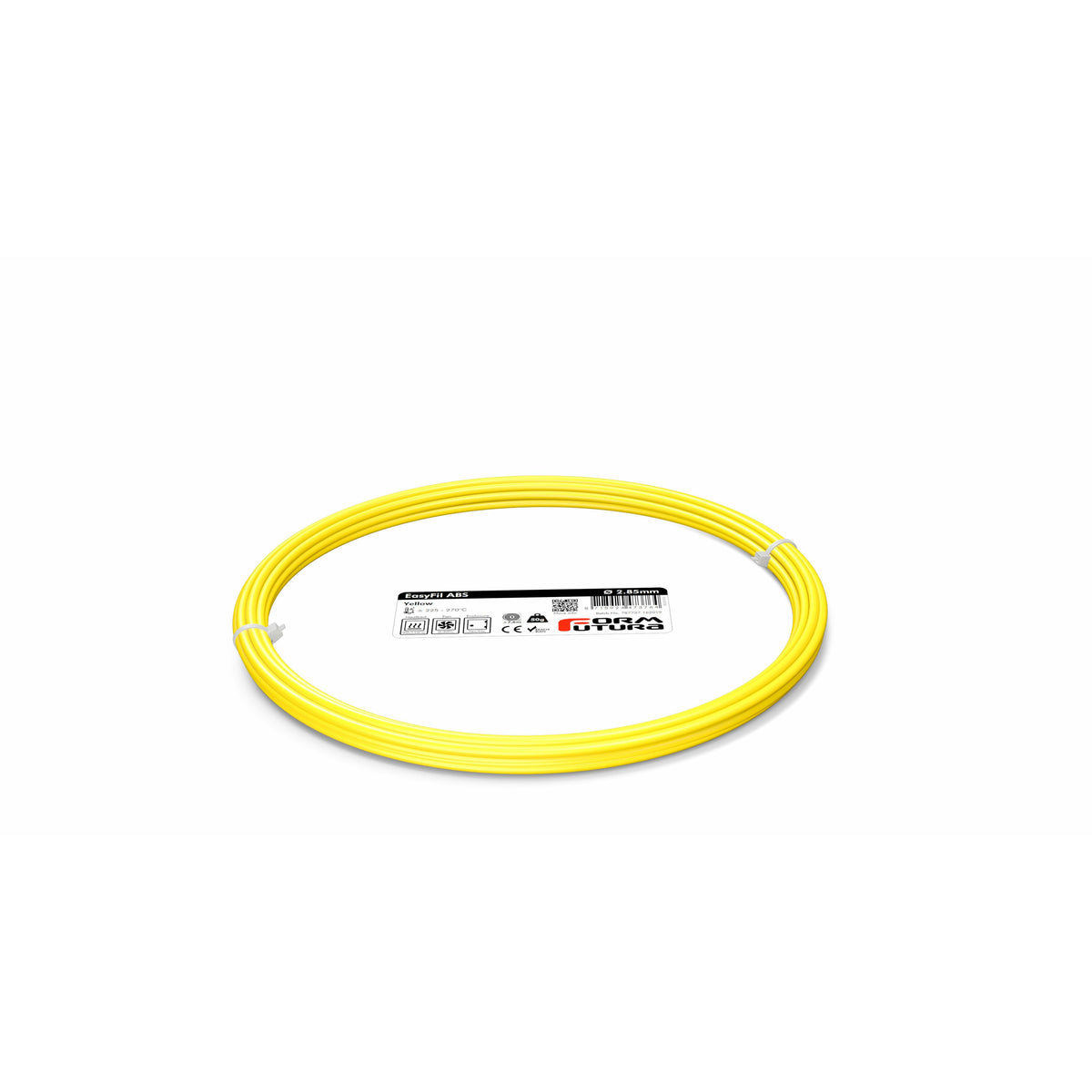 ABS Filament EasyFil ABS 2.85mm Yellow 50 gram 3D Printer Filament