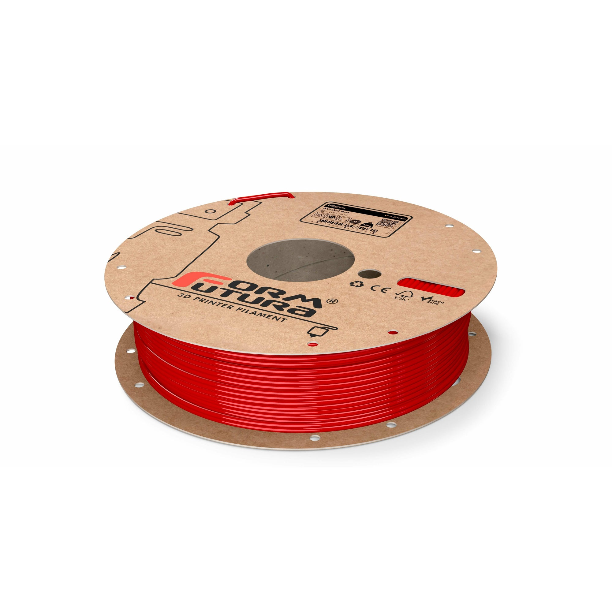 PETG Filament HDglass 2.85mm Blinded Red 750 gram 3D Printer Filament