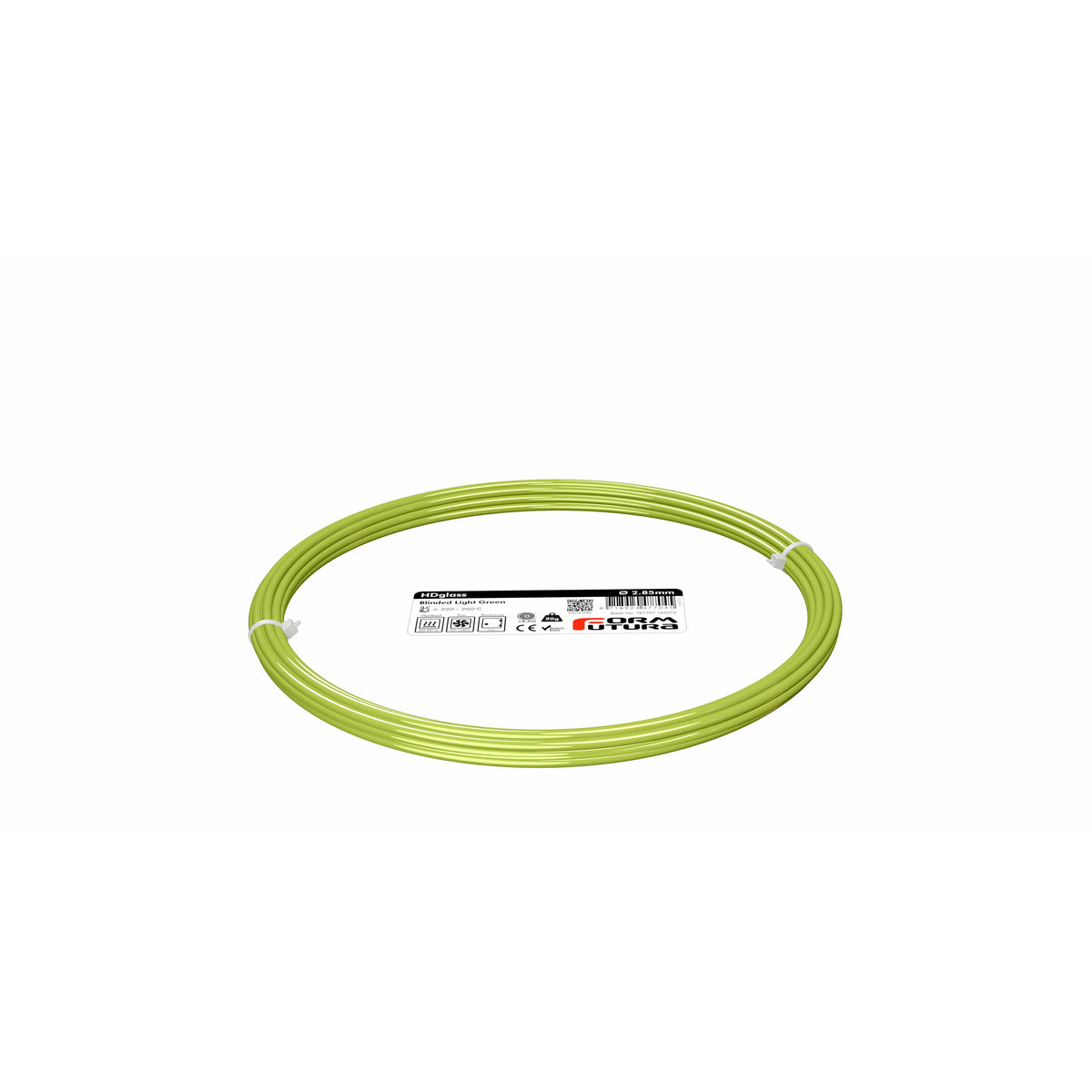 PETG Filament HDglass 2.85mm Blinded Light Grey 50 gram 3D Printer Filament