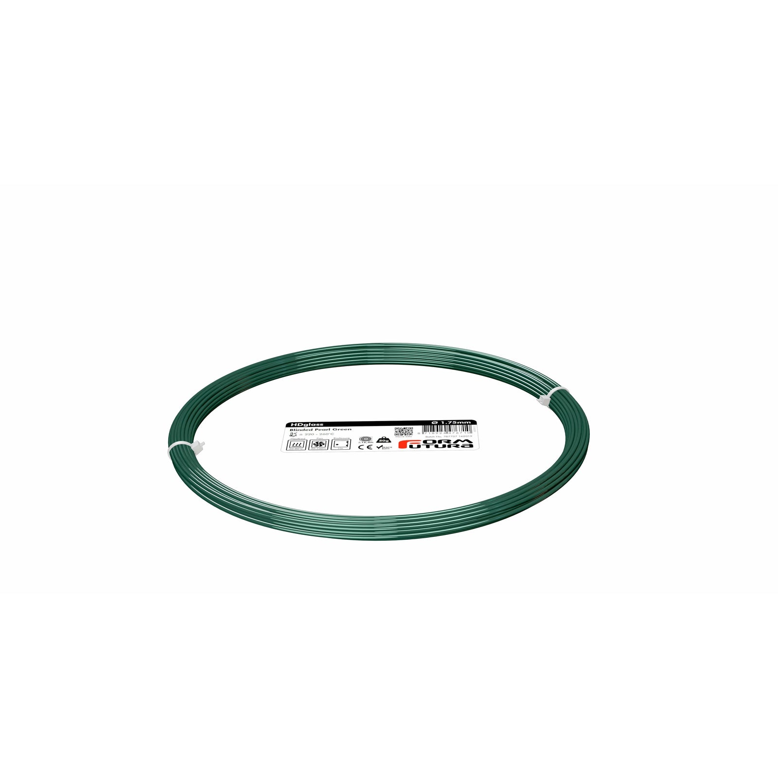 PETG Filament HDglass 2.85mm Blinded Pearl Green 50 gram 3D Printer Filament