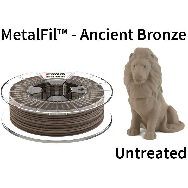 Copper feel PLA based filament MetalFil 2.85mm Ancient Bronze 750 gram 3D Printer Filament