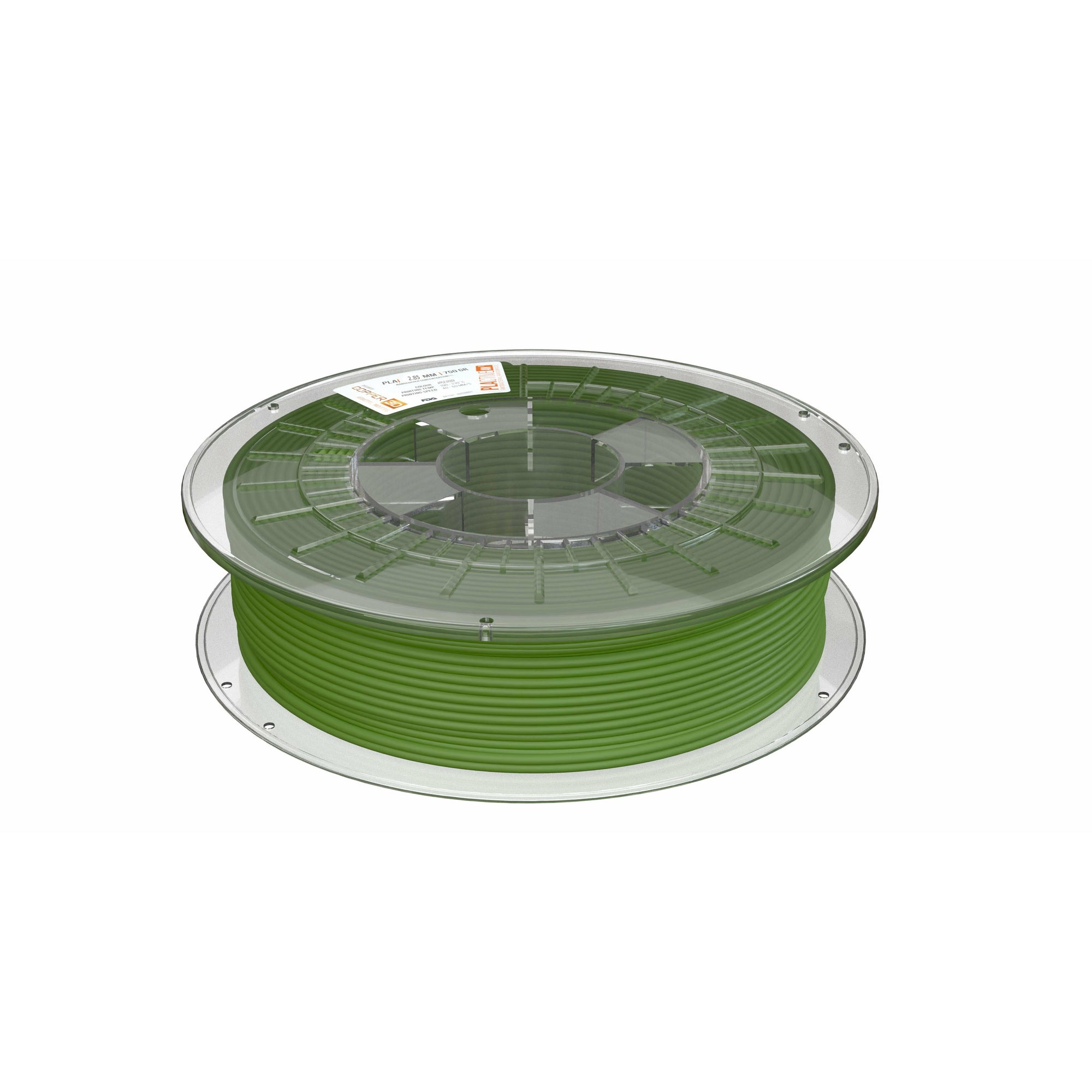 PLA Filament Copper 3D PLActive - Innovative Antibacterial 2.85mm 50gram Apple Green Color 3D Printer Filament
