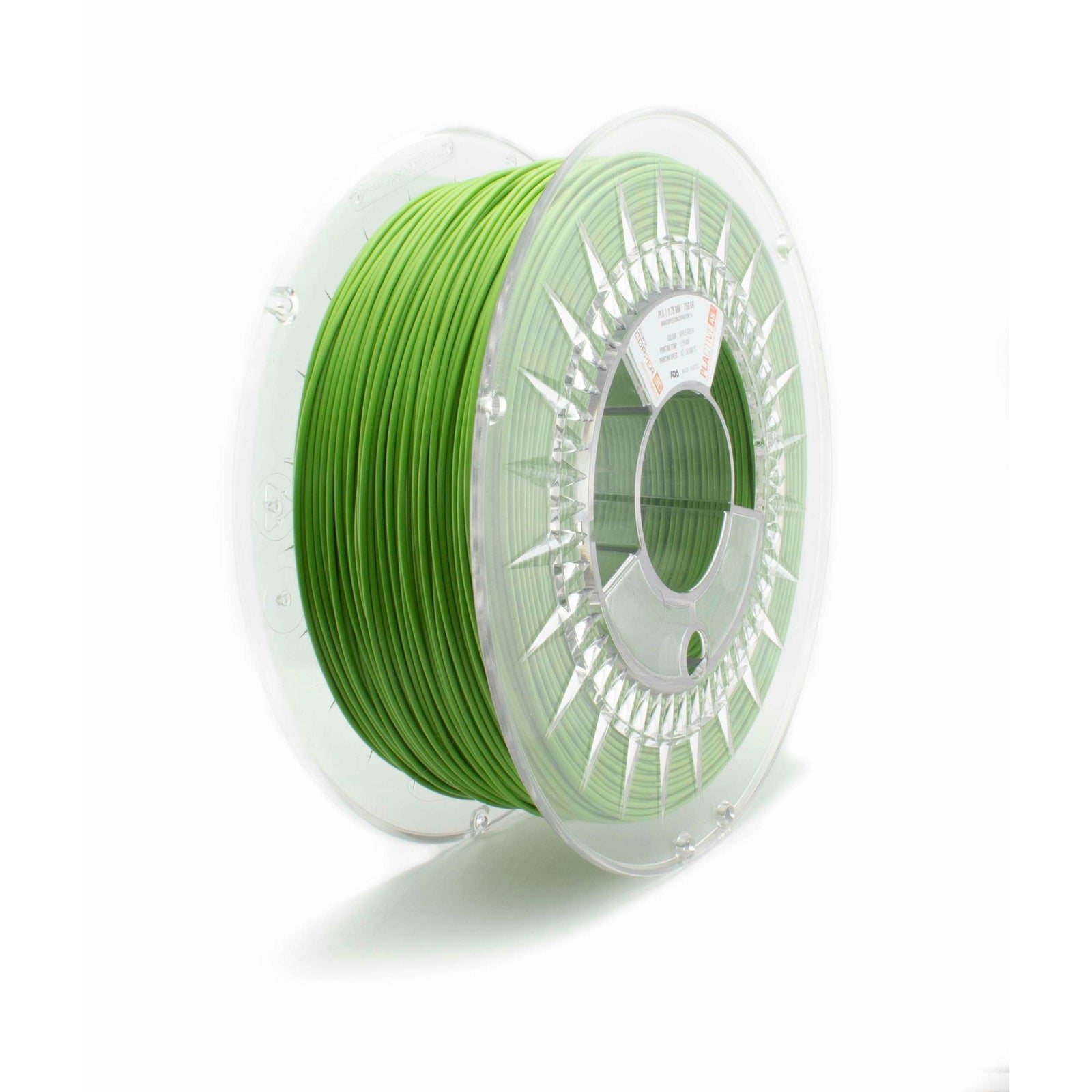 PLA Filament Copper 3D PLActive - Innovative Antibacterial 2.85mm 750gram Apple Green Color 3D Printer Filament