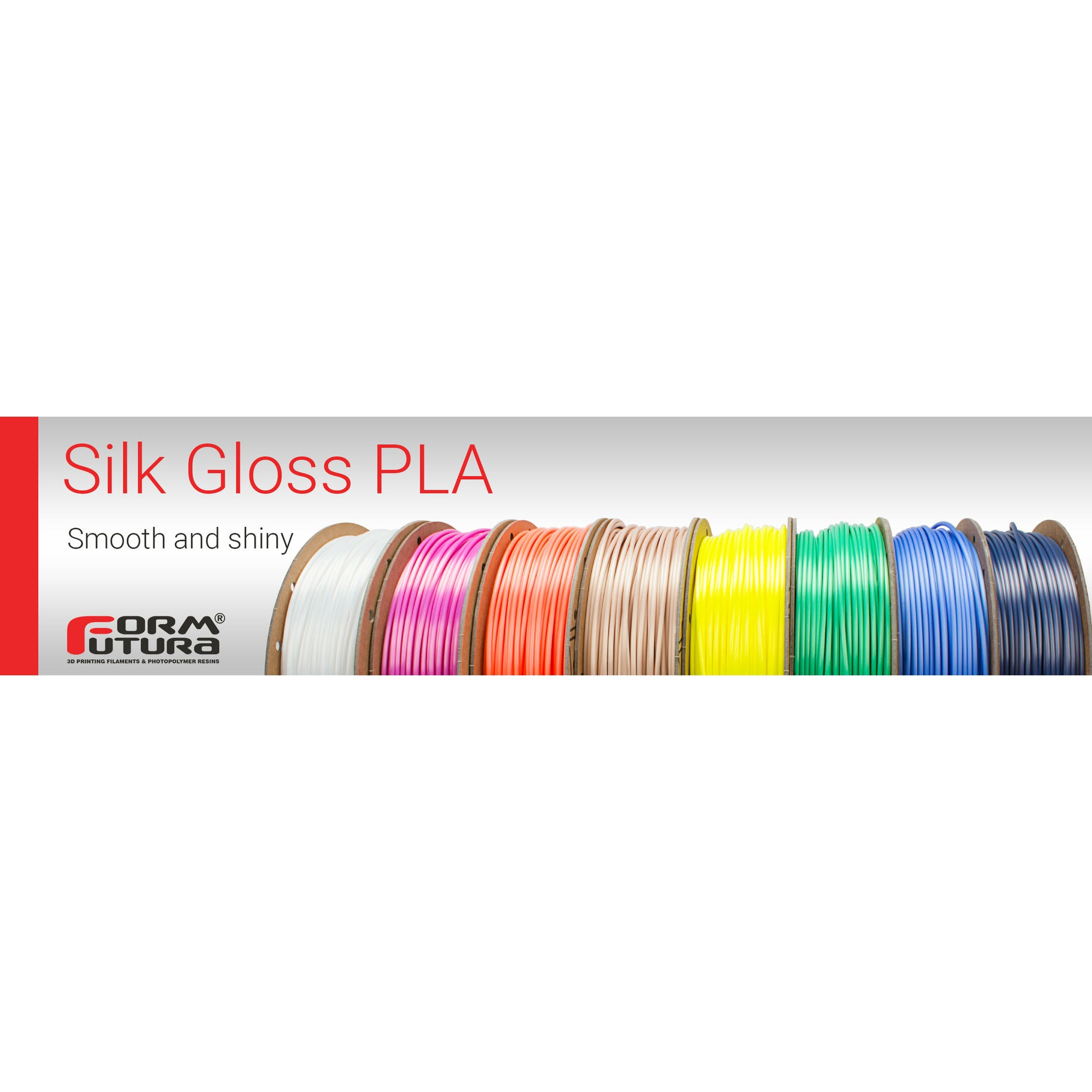 PLA Filament Silk Gloss PLA 2.85mm 50 gram Brilliant Blue 3D Printer Filament