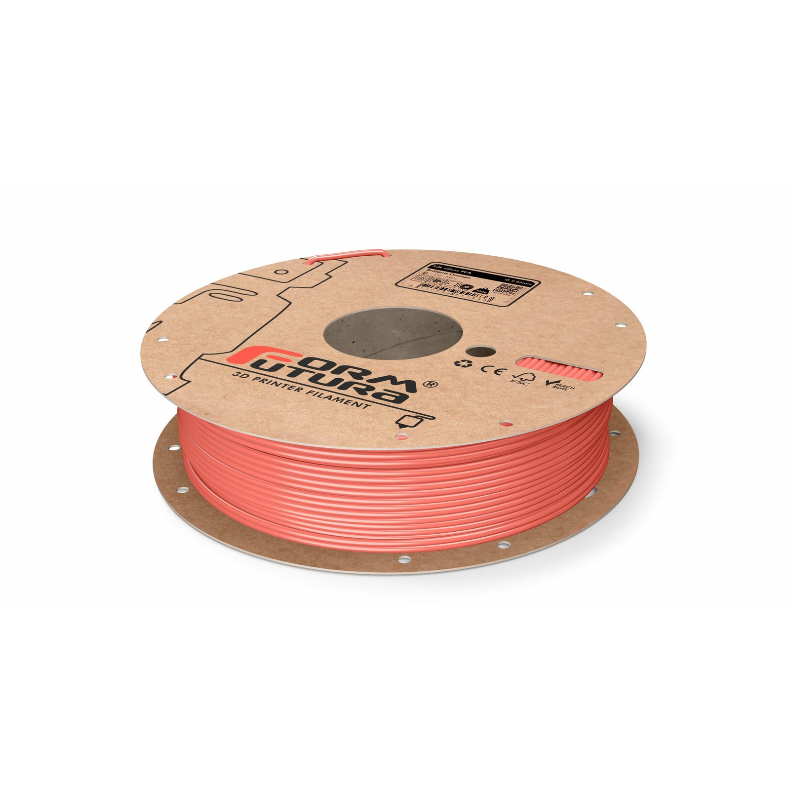 PLA Filament Silk Gloss PLA 2.85mm 750 gram Brilliant Orange 3D Printer Filament