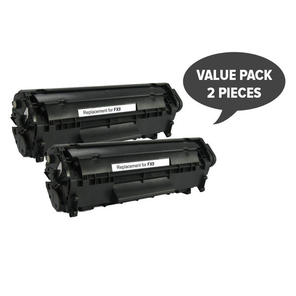 2 x FX-9 Black Premium Generic Toner