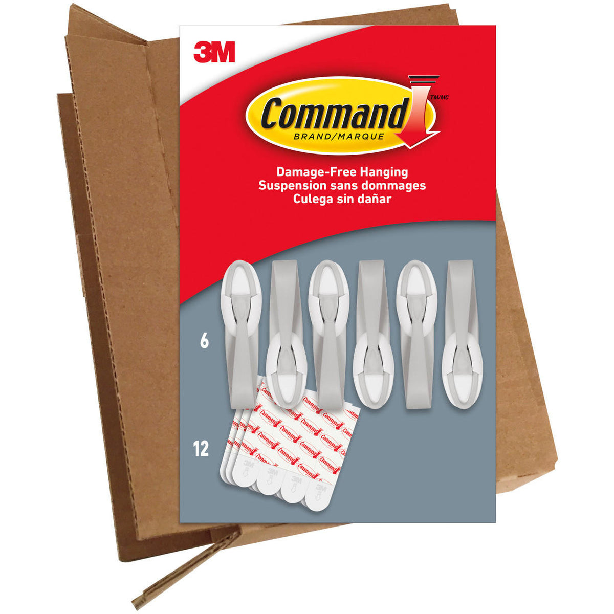 Command GP304-6NA Value Pack Cord Bundlers 6PK