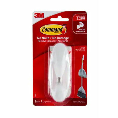 COMMAND Hook 17069 Lg Wire pk4