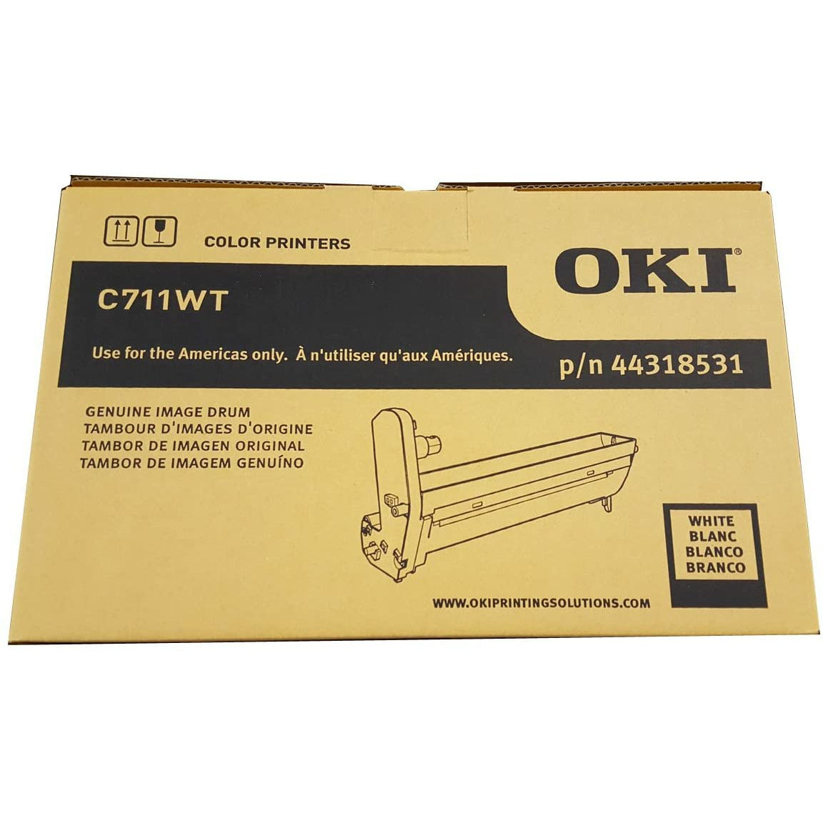 OKI C711WT White Drum Unit