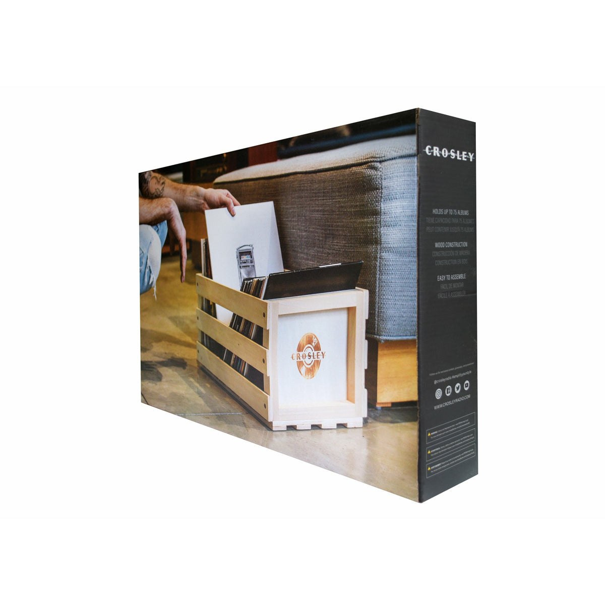 CROSLEY Crosley Record Storage Crate