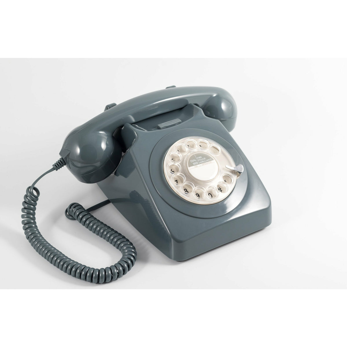 GPO RETRO GPO 746 ROTARY TELEPHONE - GREY