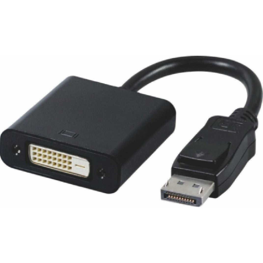 ASTROTEK DisplayPort DP to DVI Adapter Converter Male to Female Active Connector Cable 15cm - 20 pins to 24+1 pins EYEfinity 6xDisplays CBA-GC-ACTDP