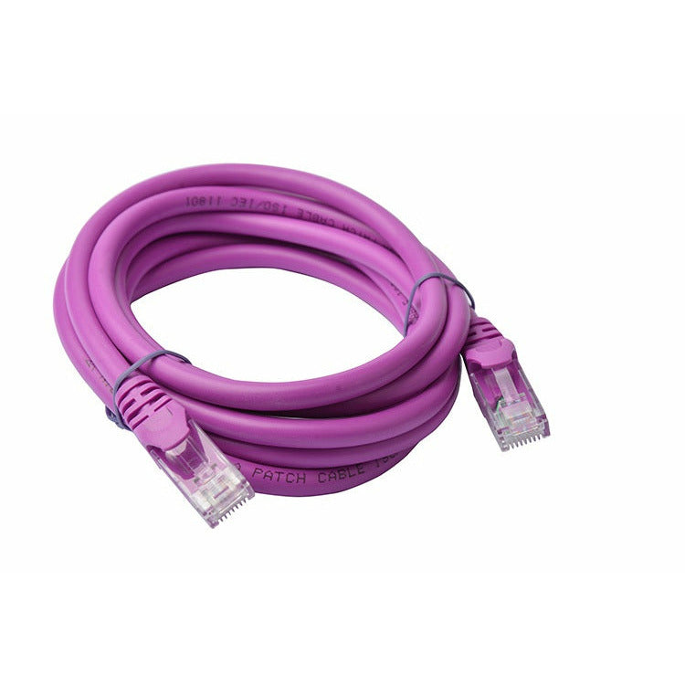 8WARE Cat6a UTP Ethernet Cable 2m Snagless Purple