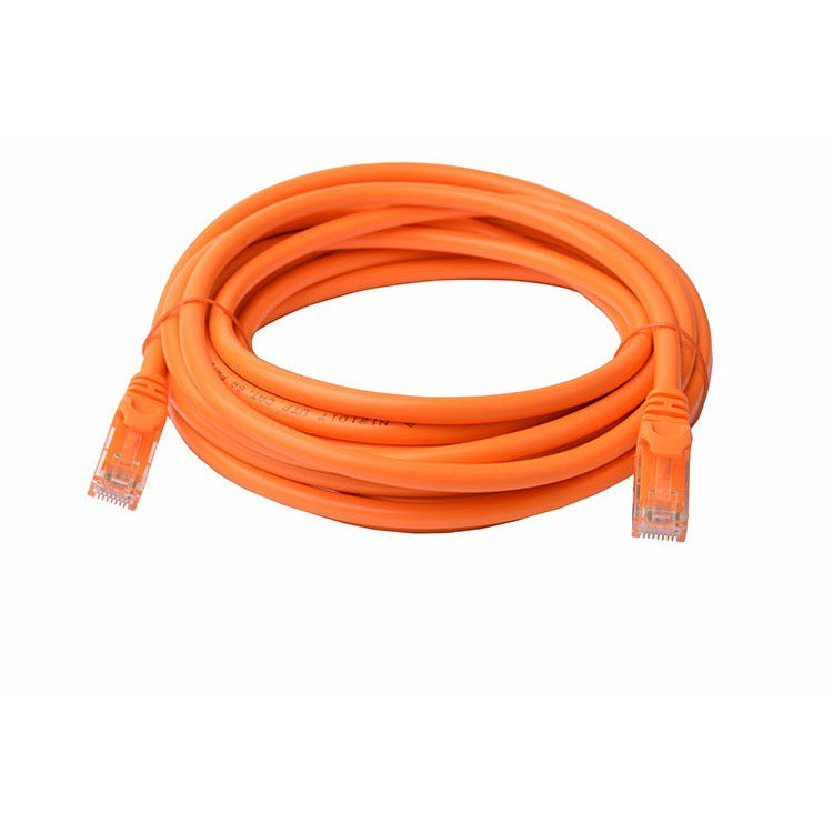 8WARE Cat6a UTP Ethernet Cable 5m Snagless Orange