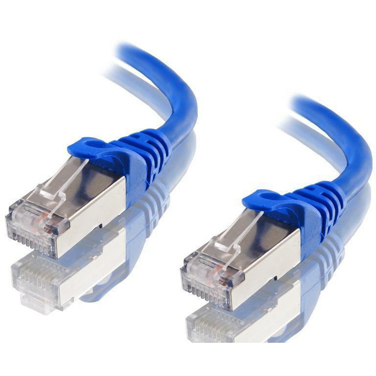 ASTROTEK CAT6A Shielded Ethernet Cable 15m Blue Color 10GbE RJ45 Network LAN Patch Lead S/FTP LSZH Cord 26AWG