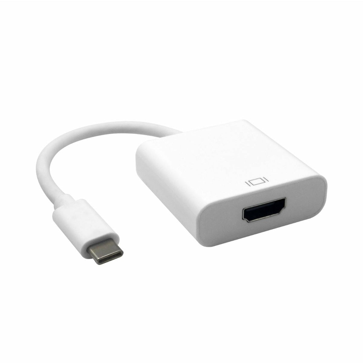 ASTROTEK Thunderbolt USB 3.1 Type C (USB-C) to HDMI Video Adapter Converter Male to Female for Apple Macbook Chromebook Pixel White