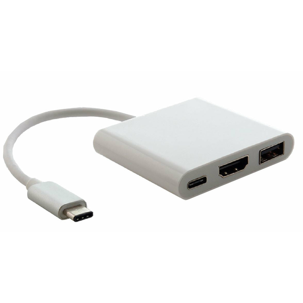 ASTROTEK USB 3.1 Type-C (USB-C) to HDMI, USB Type-A and USB Type-C Adapter Male to Female 4K 30Hz for Apple MacBook Chromebook Pixel