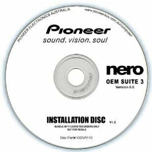 PIONEER Software Nero Suite 3 OEM Version 6.6 - Play Edit Burn &amp; Share Blu-ray &amp; 3D contents - PowerDVD10 InstantBurn5.0 Power2Go8.0 PowerProducer5.5