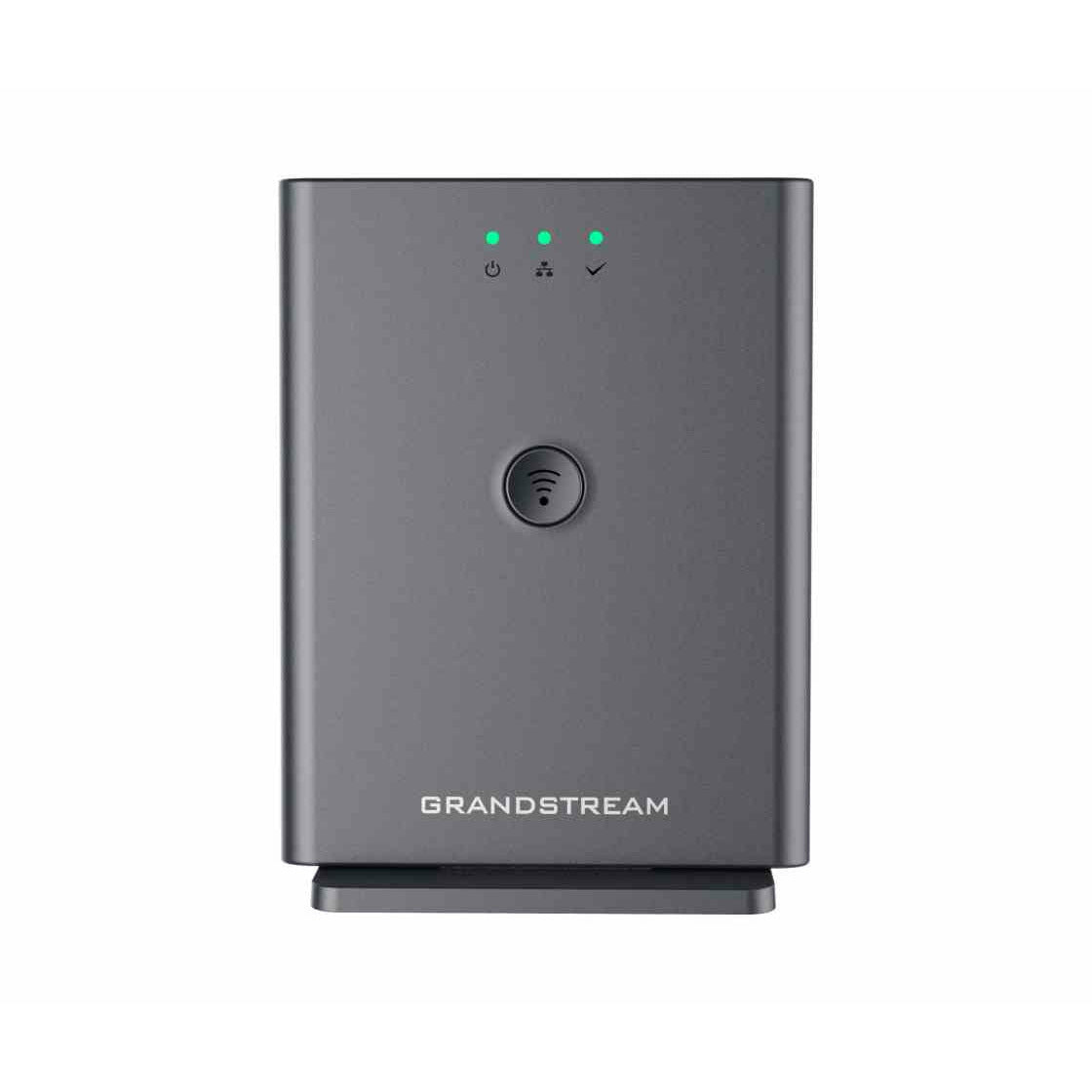 GRANDSTREAM DP752 DECT Base Station, Pairs w/ 5 DP Series DECT Handsets, Range up to 400 meters, Supports Push-to-Talk