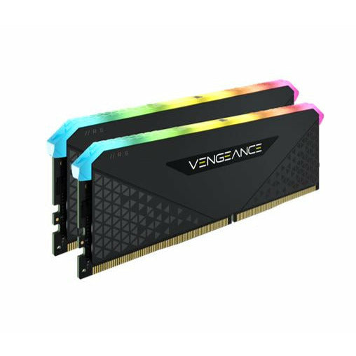 CORSAIR Vengeance RGB RT 32GB (2x16GB) DDR4 3200MHz C16 16-20-20-38 Heatspreader Desktop Gaming Memory Black for AMD