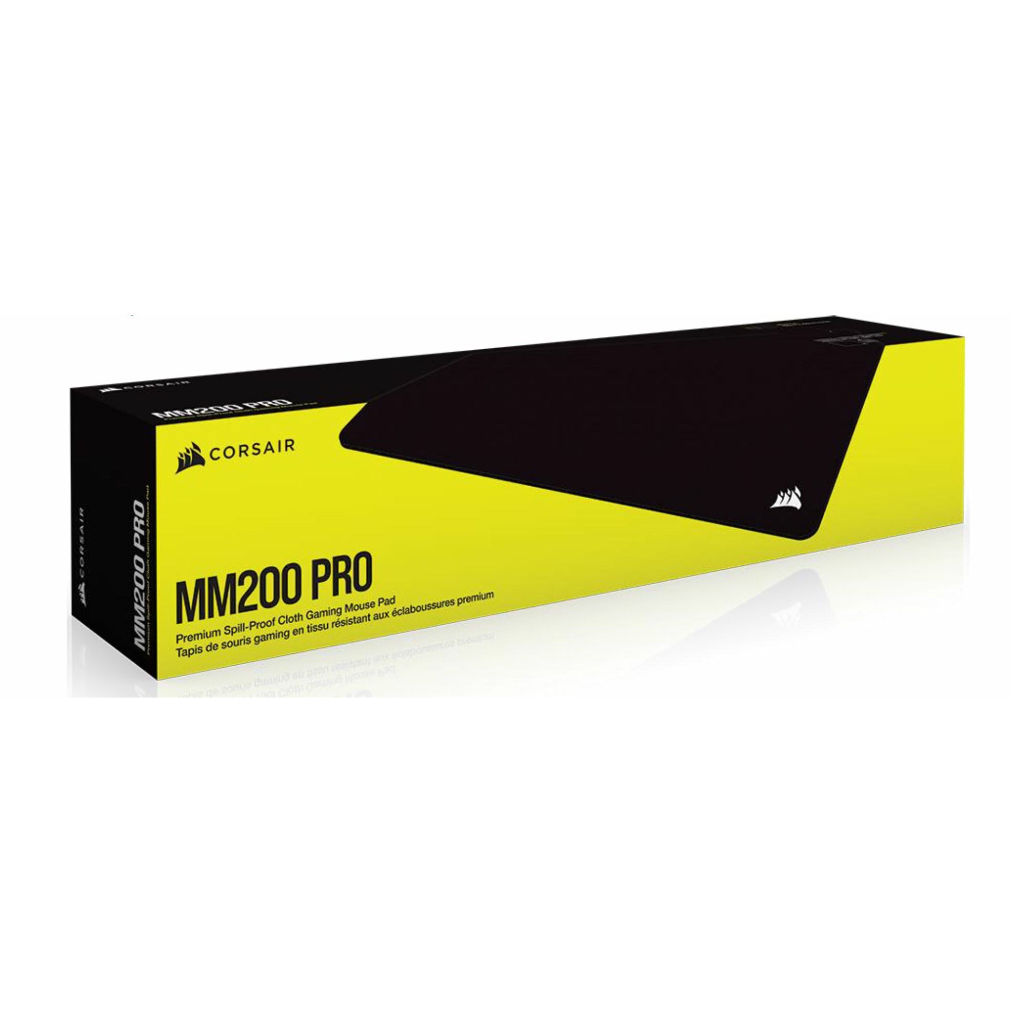 CORSAIR MM200 PRO Premium Spill-Proof Cloth Gaming Mouse Pad  Heavy XL - 450mm x 400mm surface, Black Surface