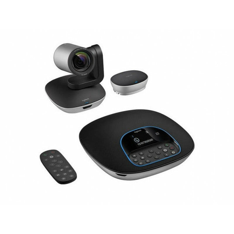 LOGITECH CC3500e Conference Cam Group HD Video Conferencing Webcam for Med-Large Meeting Rooms 1080p Pan Tilt Zoom Camera & Speakerphone BT NFC