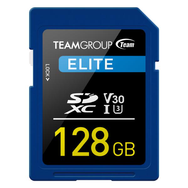 TEAMGROUP ELITE SDXC UHS-I U3 128GB High Speed Memory Card