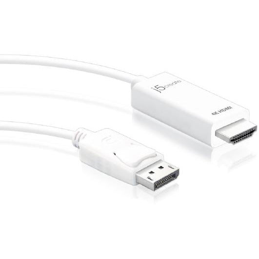 J5create JDC158 4K DisplayPort DP to HDMI 1.8m Cable