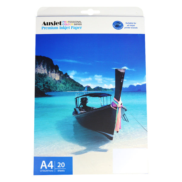 AUSTiC 115gsm A4 Sticker GL Photo Paper (20 Sheets)