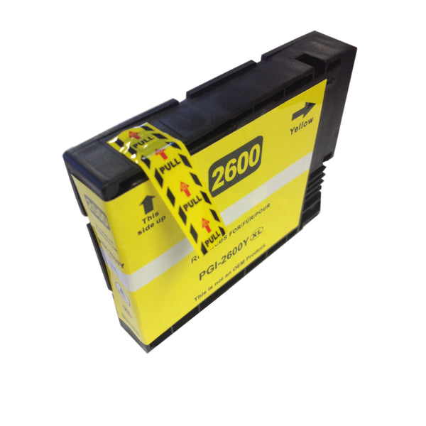 PGI-2600XL Pigment Yellow Compatible Inkjet Cartridge