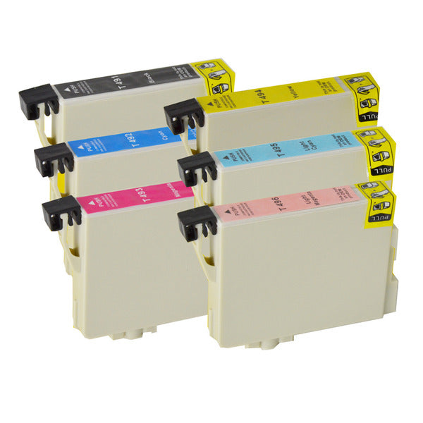 T0491-T0496 Compatible Inkjet Cartridge Set 6 Ink Cartridges