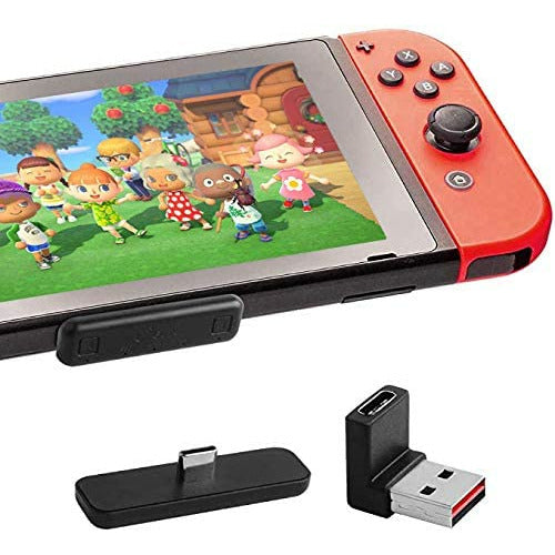 Premium Bluetooth Adapter Route air Pro Support in-Game Voice Chat compatible with Nintendo Switch, Nintendo Switch Lite, PS4 and Laptops