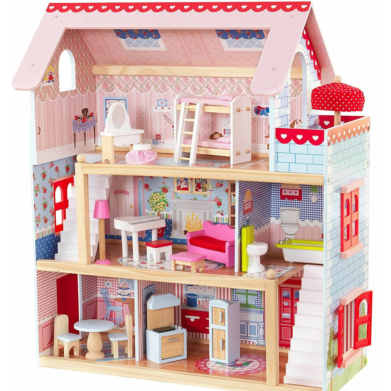 Doll Cottage with Furniture for kids (Model 1)