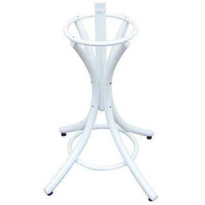 White Coat Rack with Stand Wooden Hat and 12 Hooks Hanger Walnut tree