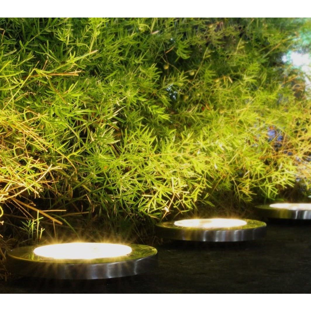 8 Pack LED Solar Pathway Lights Outdoor Solar Ground Lights (Warm White)