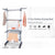 3 Tier Foldable Clothes Drying Rack for Laundry Dryer with Hanger Stand Rail Indoor