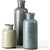 Ceramic Vases Set of 3 Crackled Finish Blue Farmhouse for Home D�cor